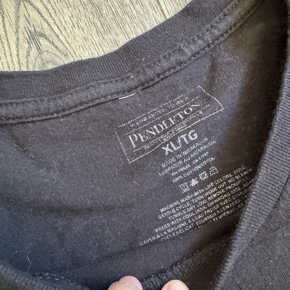 Pendleton Unisex Woolen Mills Steer Rodeo Tee Shirt- XL - Picture 3 of 3